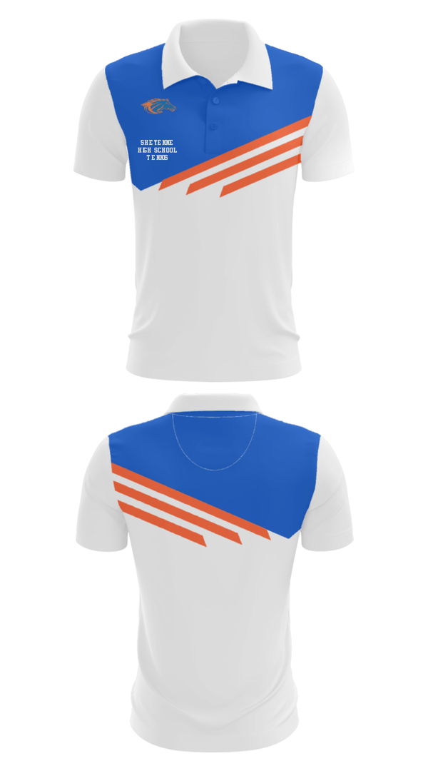 Short Sleeve Performance Polo, Sheyenne High School Tennis, Tennis, Teamtime, Team time, sublimation, custom sports apparel, team uniforms, spirit wear, spiritwear, sports uniforms, custom shirts, team store, custom team store, fundraiser sports, apparel fundraiser