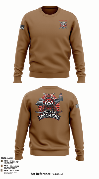 Crew Neck Sweatshirt, 374 MDSS/TOPA, Air Force, Teamtime, Team time, sublimation, custom sports apparel, team uniforms, spirit wear, spiritwear, sports uniforms, custom shirts, team store, custom team store, fundraiser sports, apparel fundraiser