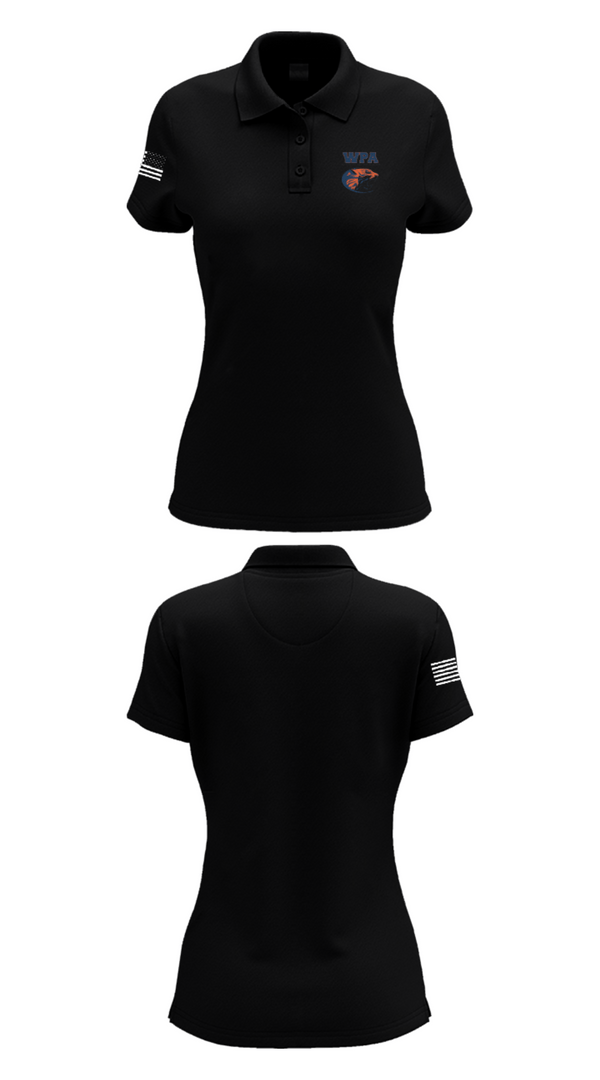 Women's Short Sleeve Performance Polo, Wilson Preparatory Academy (High School) Volleyball, Women's Volleyball, Teamtime, Team time, sublimation, custom sports apparel, team uniforms, spirit wear, spiritwear, sports uniforms, custom shirts, team store, custom team store, fundraiser sports, apparel fundraiser