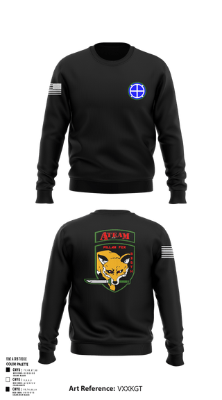 Crew Neck Sweatshirt, A co 935th ASB 3rd Platoon, National Guard, Teamtime, Team time, sublimation, custom sports apparel, team uniforms, spirit wear, spiritwear, sports uniforms, custom shirts, team store, custom team store, fundraiser sports, apparel fundraiser