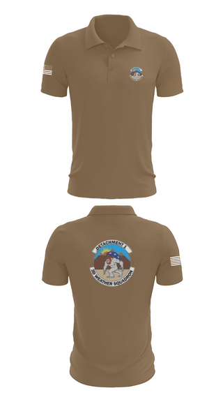 Short Sleeve Performance Polo, Detachment 1, 3rd Combat Weather Sqd, Air Force, Teamtime, Team time, sublimation, custom sports apparel, team uniforms, spirit wear, spiritwear, sports uniforms, custom shirts, team store, custom team store, fundraiser sports, apparel fundraiser