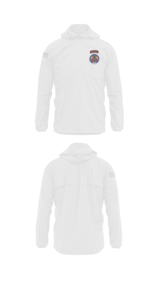 Windbreaker, Pershing, Army, Teamtime, Team time, sublimation, custom sports apparel, team uniforms, spirit wear, spiritwear, sports uniforms, custom shirts, team store, custom team store, fundraiser sports, apparel fundraiser