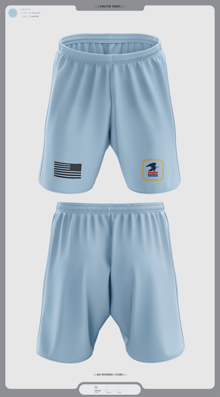 Athletic Shorts With Pockets, 345th MCGA, Army, Teamtime, Team time, sublimation, custom sports apparel, team uniforms, spirit wear, spiritwear, sports uniforms, custom shirts, team store, custom team store, fundraiser sports, apparel fundraiser