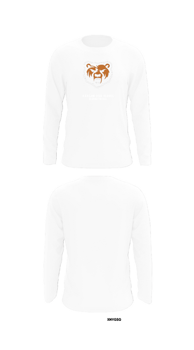 Richland High School Basketball 38946869 Long Sleeve Performance Shirt - 8