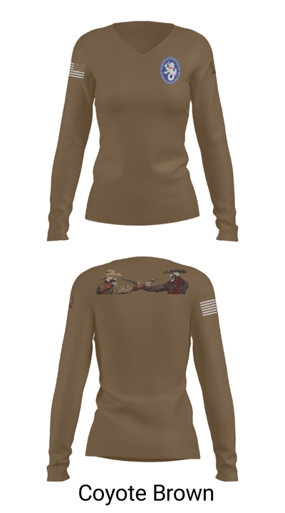 1-194 C Co 67170059 Women's Long Sleeve V-neck Shirt - 16