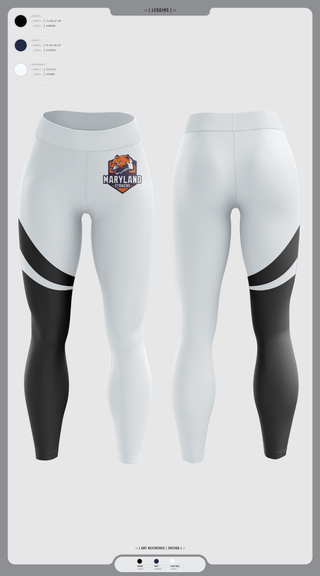 Womens Leggings, Maryland Strikers, Men's Volleyball, Teamtime, Team time, sublimation, custom sports apparel, team uniforms, spirit wear, spiritwear, sports uniforms, custom shirts, team store, custom team store, fundraiser sports, apparel fundraiser