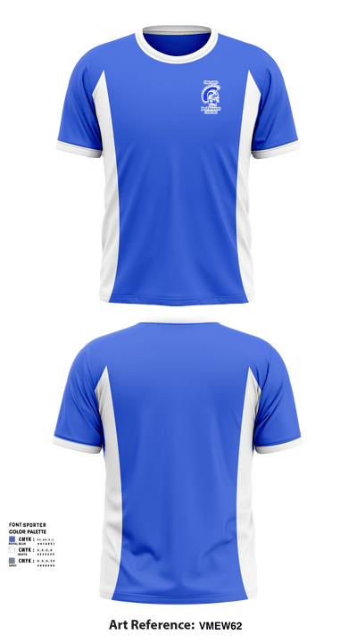 Orland Jr Trojans Cheer 6207473 Short Sleeve Performance Shirt - 3