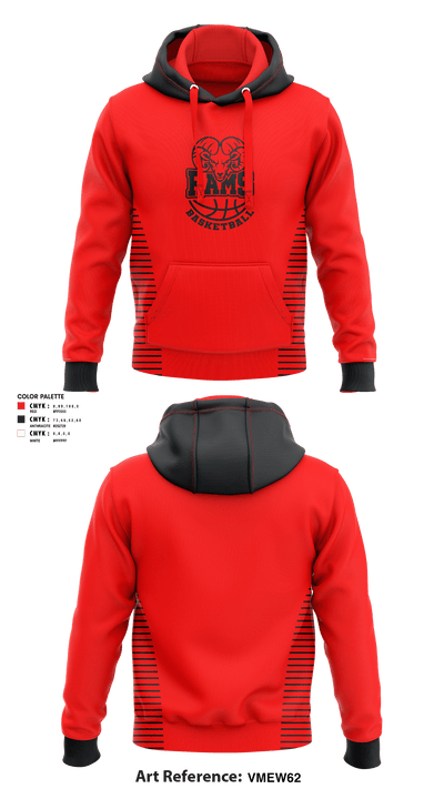 Clearwater Valley High School Basketball 24999248 Hoodie - 2
