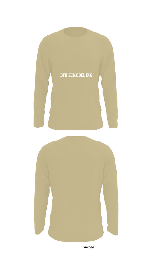 Long Sleeve Performance Shirt, DFR REMODELING, , Teamtime, Team time, sublimation, custom sports apparel, team uniforms, spirit wear, spiritwear, sports uniforms, custom shirts, team store, custom team store, fundraiser sports, apparel fundraiser