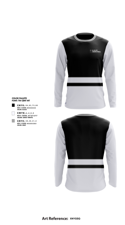 Long Sleeve Performance Shirt, B. Elite, Men's Basketball, Teamtime, Team time, sublimation, custom sports apparel, team uniforms, spirit wear, spiritwear, sports uniforms, custom shirts, team store, custom team store, fundraiser sports, apparel fundraiser