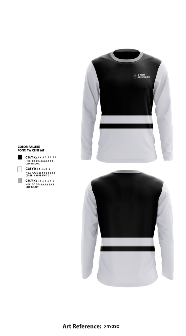 Long Sleeve Performance Shirt, B. Elite, Men's Basketball, Teamtime, Team time, sublimation, custom sports apparel, team uniforms, spirit wear, spiritwear, sports uniforms, custom shirts, team store, custom team store, fundraiser sports, apparel fundraiser