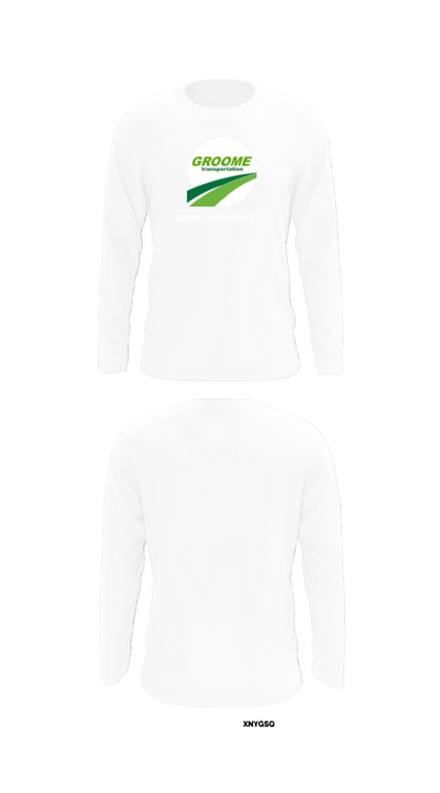 Groome Transportation 25509657 Long Sleeve Performance Shirt - 8