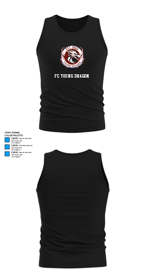 Tank Top, FC Young Dragon, Men's Soccer, Teamtime, Team time, sublimation, custom sports apparel, team uniforms, spirit wear, spiritwear, sports uniforms, custom shirts, team store, custom team store, fundraiser sports, apparel fundraiser