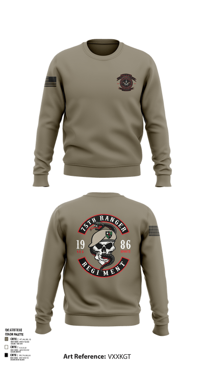 Green Beret 87463289 Crew Neck Sweatshirt - 123