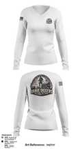 Gravediggers 54270931 Women's Long Sleeve V-neck Shirt - 106