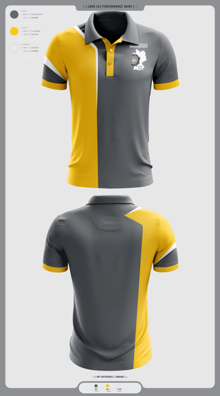 Short Sleeve Performance Polo, Wiesbaden warriors, Wrestling, Teamtime, Team time, sublimation, custom sports apparel, team uniforms, spirit wear, spiritwear, sports uniforms, custom shirts, team store, custom team store, fundraiser sports, apparel fundraiser