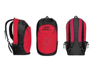 Gear Bag, Prime Baseball, Baseball, Teamtime, Team time, sublimation, custom sports apparel, team uniforms, spirit wear, spiritwear, sports uniforms, custom shirts, team store, custom team store, fundraiser sports, apparel fundraiser