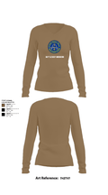 Battleship misssouri 47283625 Women's Long Sleeve V-neck Shirt - 2