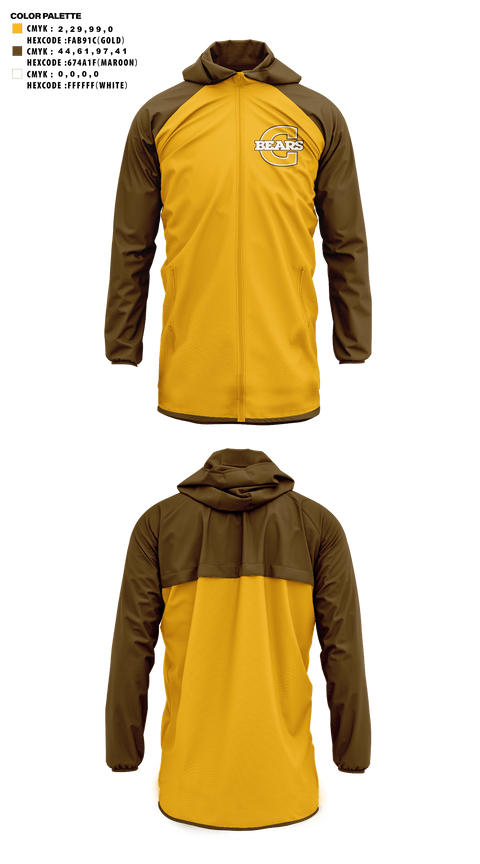 Windbreaker, Evansville Central High School Cheer, Cheer, Teamtime, Team time, sublimation, custom sports apparel, team uniforms, spirit wear, spiritwear, sports uniforms, custom shirts, team store, custom team store, fundraiser sports, apparel fundraiser