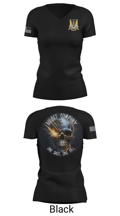 USMAPS AY 25 34180686 Women's Short Sleeve V-neck Shirt - 28
