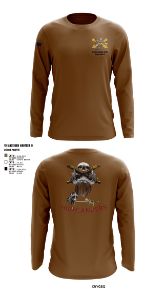 Long Sleeve Performance Shirt, Bravo 1-119th FA, , Teamtime, Team time, sublimation, custom sports apparel, team uniforms, spirit wear, spiritwear, sports uniforms, custom shirts, team store, custom team store, fundraiser sports, apparel fundraiser
