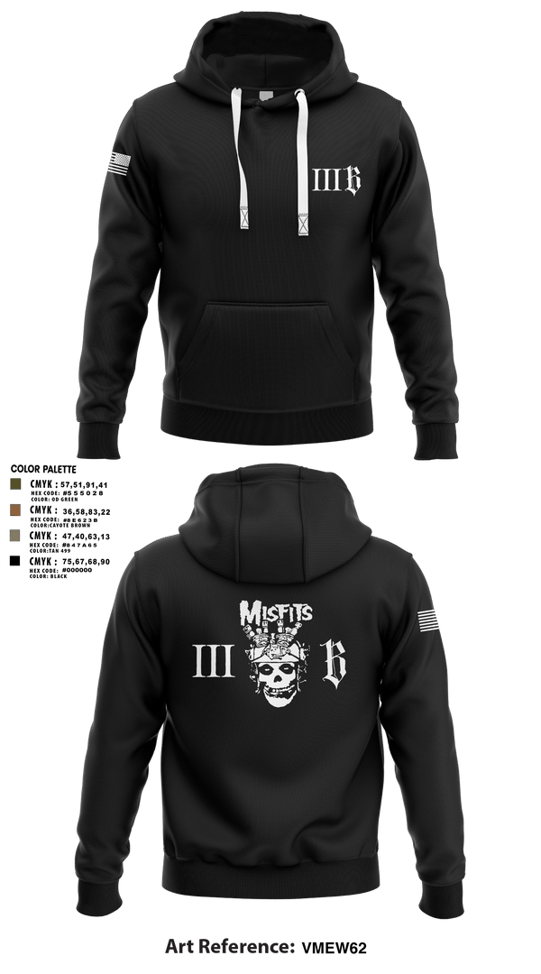 Hoodie, 3B 1-325 AIR, 2BCT, 82ND ABN DIV, Army, Teamtime, Team time, sublimation, custom sports apparel, team uniforms, spirit wear, spiritwear, sports uniforms, custom shirts, team store, custom team store, fundraiser sports, apparel fundraiser