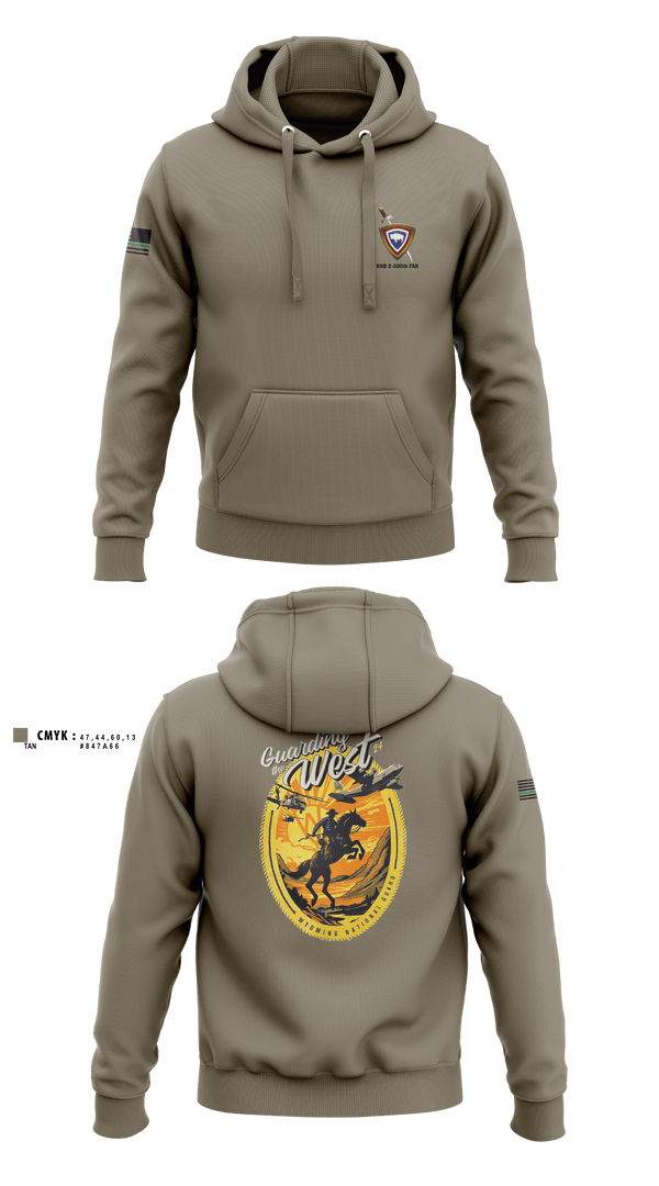 Hoodie, HHB 2-300th FAR, National Guard, Teamtime, Team time, sublimation, custom sports apparel, team uniforms, spirit wear, spiritwear, sports uniforms, custom shirts, team store, custom team store, fundraiser sports, apparel fundraiser