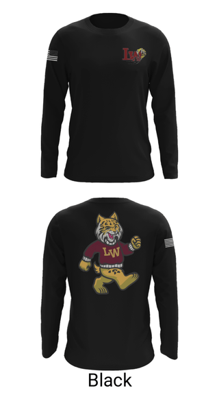 Long Sleeve Performance Shirt, Lowpoint-Washburn Junior High School Softball, Softball, Teamtime, Team time, sublimation, custom sports apparel, team uniforms, spirit wear, spiritwear, sports uniforms, custom shirts, team store, custom team store, fundraiser sports, apparel fundraiser