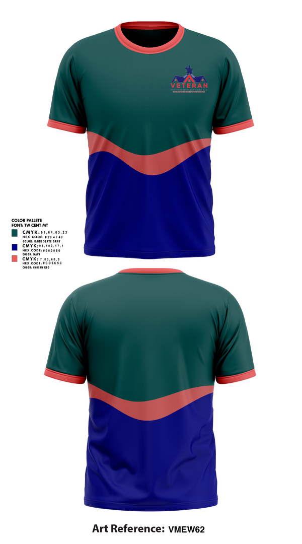 Short Sleeve Performance Shirt, Veteran Contracting Servíces, , Teamtime, Team time, sublimation, custom sports apparel, team uniforms, spirit wear, spiritwear, sports uniforms, custom shirts, team store, custom team store, fundraiser sports, apparel fundraiser