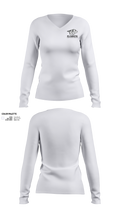 Plymouth Bowling 52990281 Women's Long Sleeve V-neck Shirt - 45