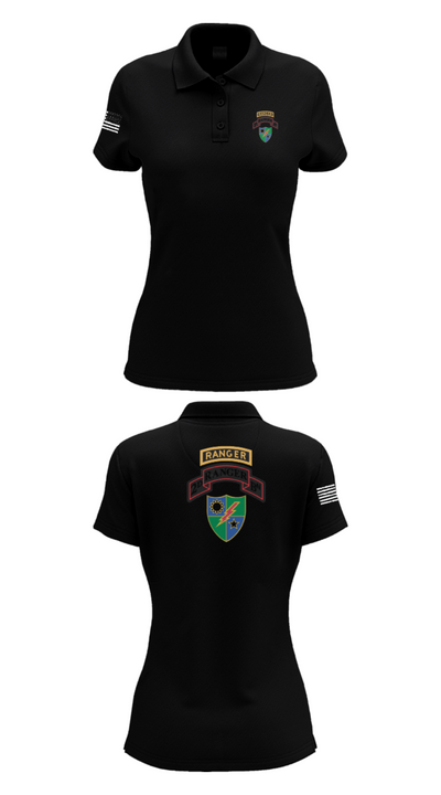 2nd Battalion 75th Ranger Regiment 36081201 Women's Short Sleeve Performance Polo  - 35