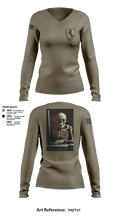 1/11 acr 73255623 Women's Long Sleeve V-neck Shirt - 1