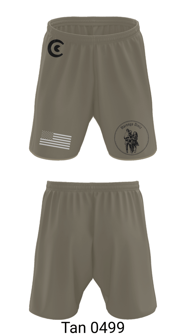 Athletic Shorts With Pockets, Diniz, Army, Teamtime, Team time, sublimation, custom sports apparel, team uniforms, spirit wear, spiritwear, sports uniforms, custom shirts, team store, custom team store, fundraiser sports, apparel fundraiser