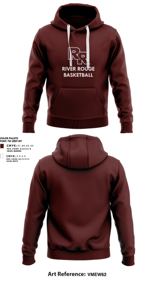 Hoodie, River Rouge High School Basketball, Men's Basketball, Teamtime, Team time, sublimation, custom sports apparel, team uniforms, spirit wear, spiritwear, sports uniforms, custom shirts, team store, custom team store, fundraiser sports, apparel fundraiser