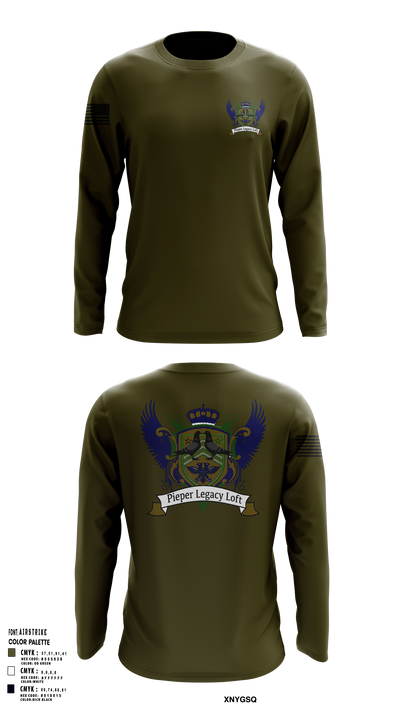 Pieper Legacy Loft 73382173 Long Sleeve Performance Shirt 102