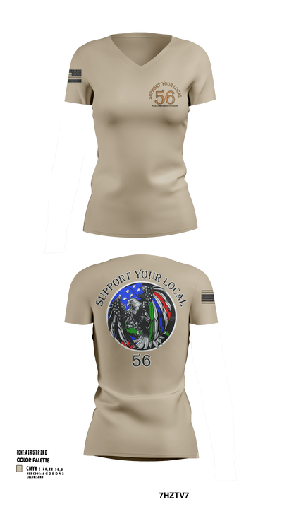 Eternal few le/ff mc 84606647 Women's Short Sleeve V-neck Shirt - 122