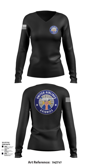 Womens Long Sleeve Vneck Shirt, 482FW, , Teamtime, Team time, sublimation, custom sports apparel, team uniforms, spirit wear, spiritwear, sports uniforms, custom shirts, team store, custom team store, fundraiser sports, apparel fundraiser