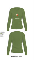 Animal 60’s 54802891 Women's Long Sleeve V-neck Shirt - 42