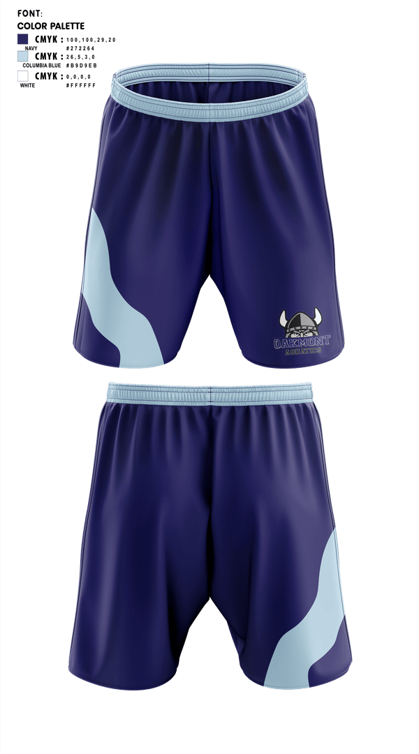 Athletic Shorts With Pockets, Oakmont High School Aquatics, Water Polo, Teamtime, Team time, sublimation, custom sports apparel, team uniforms, spirit wear, spiritwear, sports uniforms, custom shirts, team store, custom team store, fundraiser sports, apparel fundraiser
