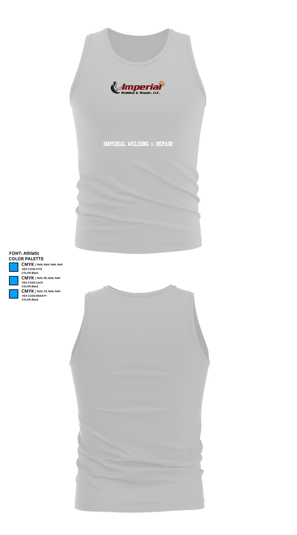 Tank Top, Imperial Welding & Repair, , Teamtime, Team time, sublimation, custom sports apparel, team uniforms, spirit wear, spiritwear, sports uniforms, custom shirts, team store, custom team store, fundraiser sports, apparel fundraiser