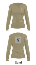 a-co 2-2in 3/10 62534223 Women's Long Sleeve V-neck Shirt -1 97