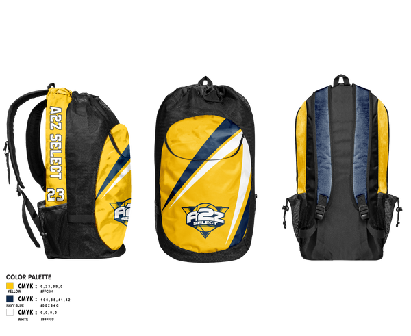 Gear Bag, A2Z Select, Men's Basketball, Teamtime, Team time, sublimation, custom sports apparel, team uniforms, spirit wear, spiritwear, sports uniforms, custom shirts, team store, custom team store, fundraiser sports, apparel fundraiser