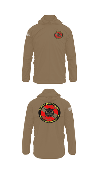Windbreaker, Otero County Sheriff, Police, Teamtime, Team time, sublimation, custom sports apparel, team uniforms, spirit wear, spiritwear, sports uniforms, custom shirts, team store, custom team store, fundraiser sports, apparel fundraiser