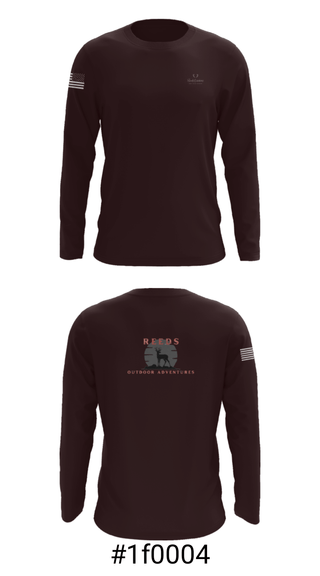 Long Sleeve Performance Shirt, Reeds Outdoor Adventures, , Teamtime, Team time, sublimation, custom sports apparel, team uniforms, spirit wear, spiritwear, sports uniforms, custom shirts, team store, custom team store, fundraiser sports, apparel fundraiser