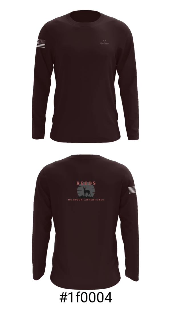 Long Sleeve Performance Shirt, Reeds Outdoor Adventures, , Teamtime, Team time, sublimation, custom sports apparel, team uniforms, spirit wear, spiritwear, sports uniforms, custom shirts, team store, custom team store, fundraiser sports, apparel fundraiser
