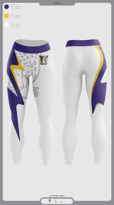 Jacksonville College Cross Country 48639105 Womens Leggings - 6