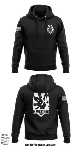 Hoodie, Dead Rabbits, , Teamtime, Team time, sublimation, custom sports apparel, team uniforms, spirit wear, spiritwear, sports uniforms, custom shirts, team store, custom team store, fundraiser sports, apparel fundraiser