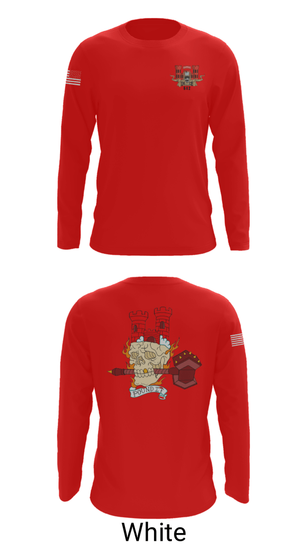 Long Sleeve Performance Shirt, 3rd Platoon, 642nd ESC, Army, Teamtime, Team time, sublimation, custom sports apparel, team uniforms, spirit wear, spiritwear, sports uniforms, custom shirts, team store, custom team store, fundraiser sports, apparel fundraiser