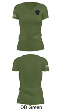 Blackout 17717609 Women's Short Sleeve V-neck Shirt - 46