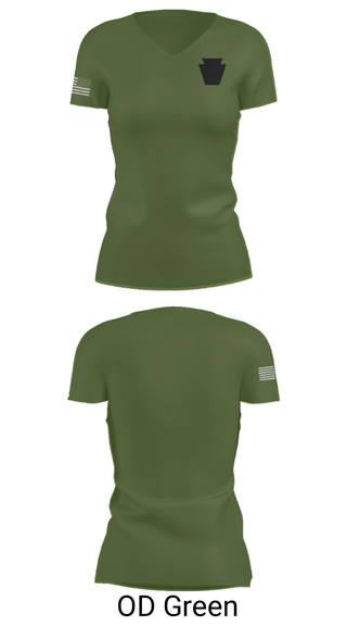 Womens Short Sleeve Vneck Shirt, Blackout, National Guard, Teamtime, Team time, sublimation, custom sports apparel, team uniforms, spirit wear, spiritwear, sports uniforms, custom shirts, team store, custom team store, fundraiser sports, apparel fundraiser
